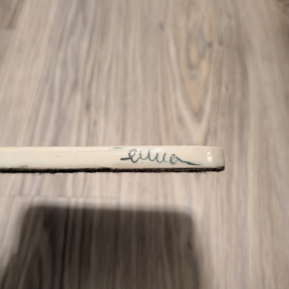 Signed Ceramic Hanging Tile Bears Hand Painted Mountains David Suzanne Enna Cubs - Picture 4 of 6